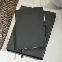 Black Wilson Notebook Pen Gift Set