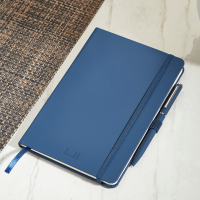 Blue Wilson Notebook Pen Gift Set