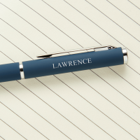 Blue Wilson Notebook Pen Gift Set