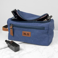 Jetsetter denim washbag blue