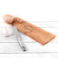 personalised Bamboo Family Serving Board