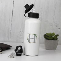 Personalised white water bottle