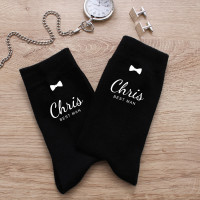 personalised Bow Tie Personalised Socks