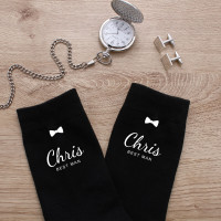 personalised Bow Tie Personalised Socks