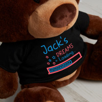Personalised Boy Dreams Loading Chocolate Charlie Bear