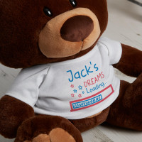 Personalised Boy Dreams Loading Chocolate Charlie Bear