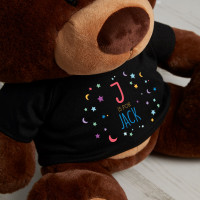 Personalised 'Moon & Stars' Choc Charlie Bear