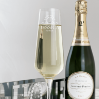 Bridesmaid Monogram 180ml Infinity Champagne Flute