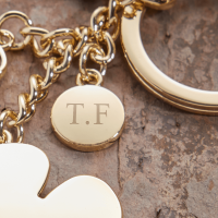 Cacharel - Vivienne Light Blue Key Ring 