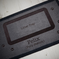 personalised cat doormat