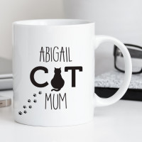 personalised Cat Mum Durham Mug