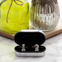 personalised Chess Cufflinks Gift Set