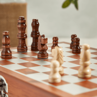 Chess & Hip Flask Travel Gift Set