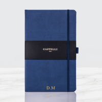 Personalised China Blue Castelli Notebook