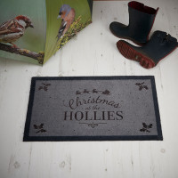 personalised christmas doormat