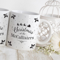 personalised christmas at the matching mugs