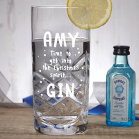 personalised Blenheim High Ball Gift Set with Gin