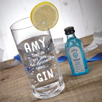 personalised Blenheim High Ball Gift Set with Gin