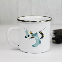 Personalised Christmas Camping Mug