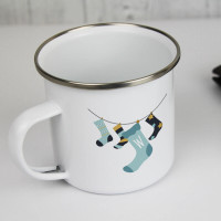 Personalised Christmas Camping Mug