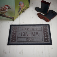 personalised Cinema Room Doormat