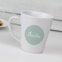 Personalised small Latte mug