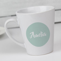 Personalised small Latte mug