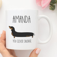 Personalised You Clever Sausage Durham Mug