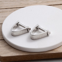 personalised clip cufflinks