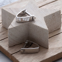 personalised clip cufflinks