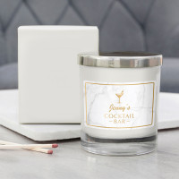 personalised Cocktail Bar Personalised Candle