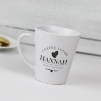 Personalised small Latte mug