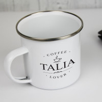 personalised Coffee Lover Camping Mug