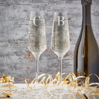 Congratulations Boutique Gifts Prosecco Double Glass With Bottle Gift Set