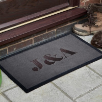 personalised initials doormat