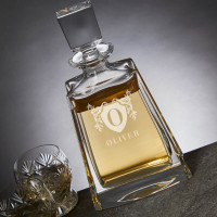 personalised Crystal Boston Decanter
