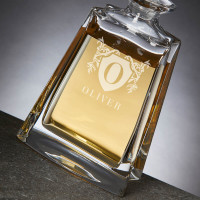 personalised Crystal Boston Decanter