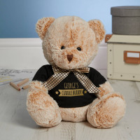 Personalised Cuddle Buddy Beige Fluffy Teddy Bear