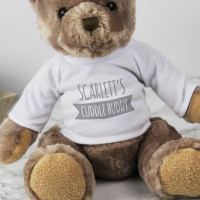 personalised Cuddle Buddy Cuddly Bear