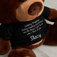 Personalised Cuddle Snuggle Choc Charlie Teddy Bear