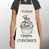 Personalised Cupcakes Queen Apron