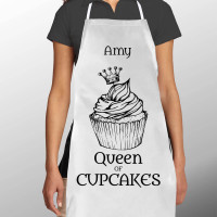 Personalised Cupcakes Queen Apron