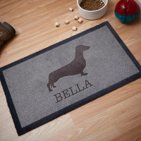 personalised dachshund doormat