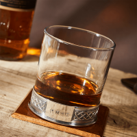 Father's Day Celtic Glass Whisky Tumbler