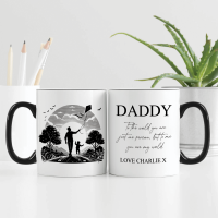 personalised two tone black mug