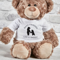 personalised Daddy & Son Large Bodo Bear