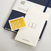 personalised Blue Moleskine Notebook