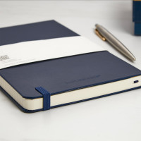 personalised Blue Moleskine Notebook