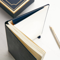 personalised Blue Moleskine Notebook