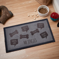 personalised Doggy Likes Doormat
